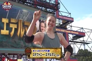 Stefanie Edelmann in SASUKE 40.
