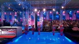 Ninja Warrior Germany 2's Broken Bridge (Schwebende Keile) in Stage Two