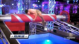 Australian Ninja Warrior 3's Rolling Log