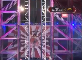 SASUKE Ninja Warrior Indonesia's Spider Climb in Mount Midoriyama Stage