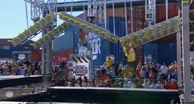 Team Ninja Warrior 1's Floating Stairs