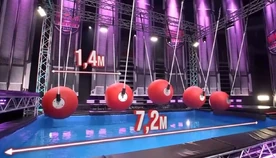 Ninja Warrior Poland 8's Spinning Bridge