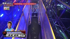 Shunsuke slipping from the early part of the Spider Walk in 