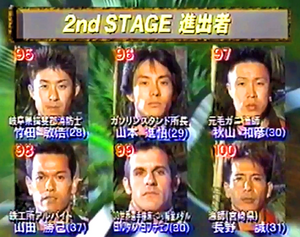 SASUKE 12's First Stage Clears B