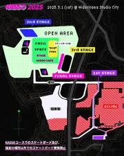 Map for KASSO 3's filming.