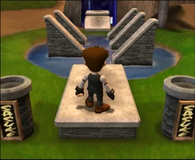 SASUKE Island's Rokudantobi in 