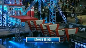 American Ninja Warrior 8's Broken Bridge in Stage One