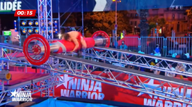Ninja Warrior France 6's Rolling Log