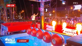Ninja Warrior France 7's Spinning Bridge