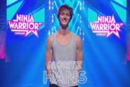 Moritz Hans in Ninja Warrior Germany 1.