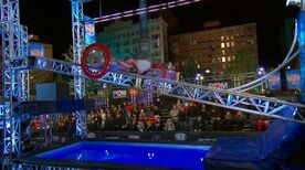 American Ninja Warrior 9's Rolling Log in Cleveland