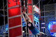 Attempting Giant Ring Swing on ANW 9's Stage Two.