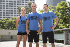 -16 The Ninja Brittens- Geoff Britten (Captain)., Mike Chick and Jessica Britten (Team Ninja Warrior Season 2).