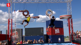 Team Ninja Warrior Denmark's Tire Swing