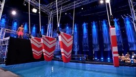 Ninja Warrior Poland 6's Broken Bridge in the Semi-finals