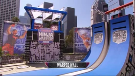 American Ninja Warrior Junior 3's Warped Wall for Bracket 1