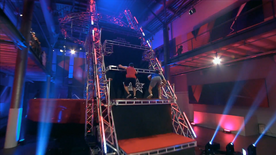 Power Tower - Ninja Warrior Salmon Ladder Obstacle Course