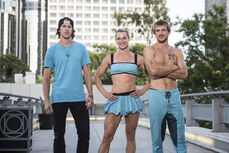 -7 The G-Force- Jessie Graff (Captain). Jesse La Flair and Nicholas Coolridge (Team Ninja Warrior Season 2).