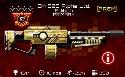 CM 505 Alpha Ltd. Edition | SAS Zombie Assault Wiki | Fandom