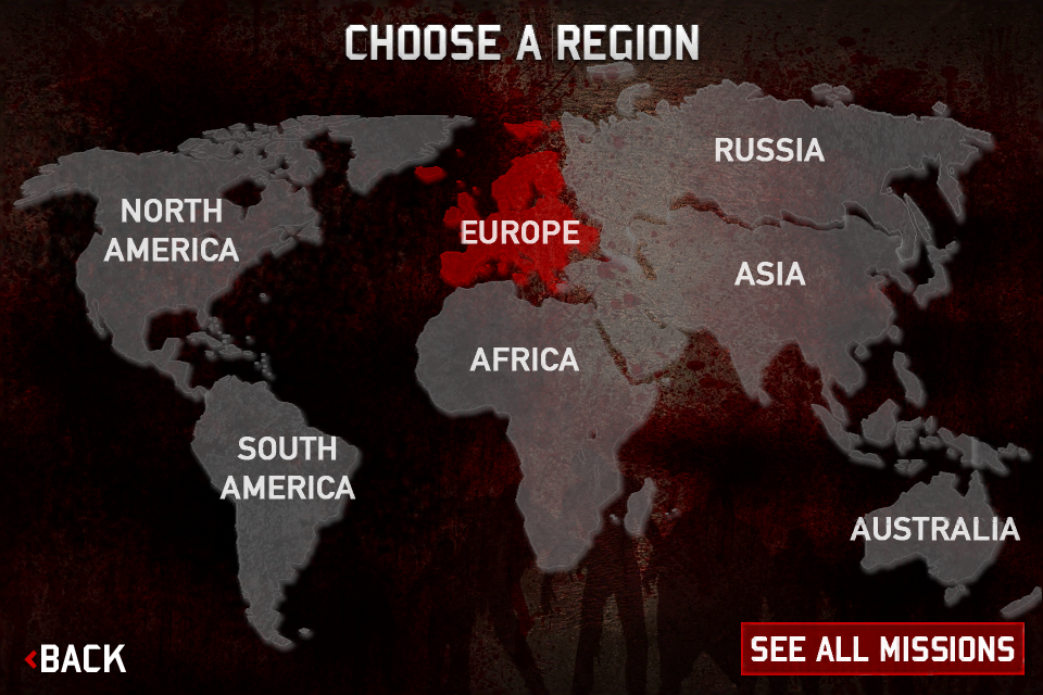 Choose region. SAS 3 Zombie Assault. Зомия Страна.