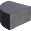 Outer Corner Extension 2m (Asphalt)