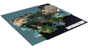 Full Depth Colorized Isometric Rendered Grid Map