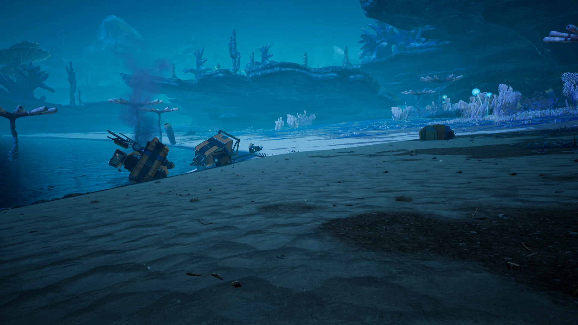 Crash Site at Blue Crater Как открыть грузовую капсулу satisfactory