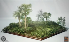 Chris Lomaka's rendition of the fern prairie biome