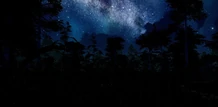 Nightime render of Hell Creek