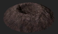 3d model of a dinosaur nest