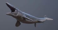 Mosasaurus CGI model