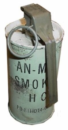 米軍ベトナム戦争/AN-M8/HC/スモークグレネード・ホワイト 経典ブランド 米軍ベトナム戦争/AN-M8/HC/スモークグレネード