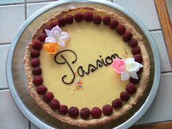 Tarte fruits de la passion 01