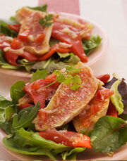 Salade rougets