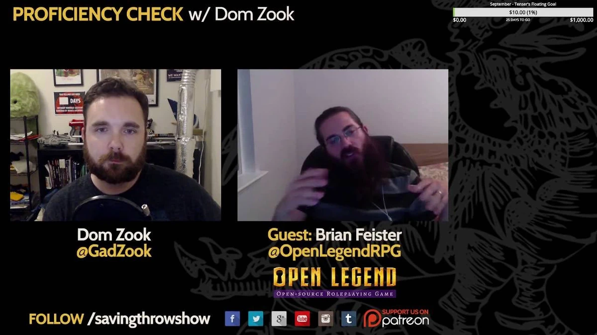 Interview with Open Legend RPG Developer Brian Feister (Proficiency
