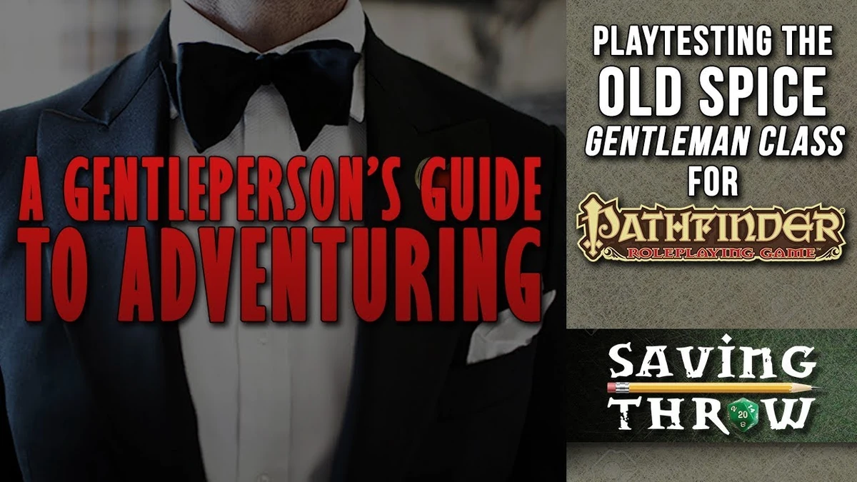 A Gentleperson's Guide to Adventuring Pathfinder Gentleman Class