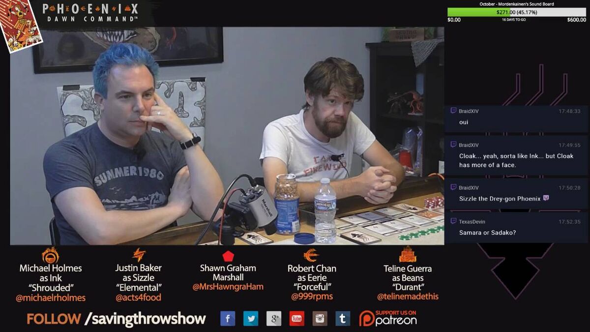 S1E11 (Phoenix Dawn Command episode) Saving Throw Show Wiki Fandom