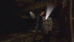 Henry in the basement area
