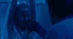 Jeff touches Danica's face