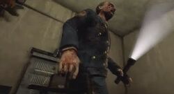 Henry, about to attack Michael