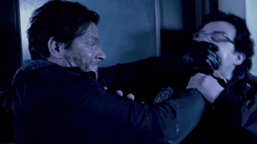Hoffman kills the coroner