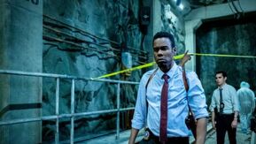 Zeke and William at the crime scene