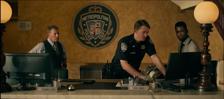 Pat shows Zeke and O'Brien the surveillance footage