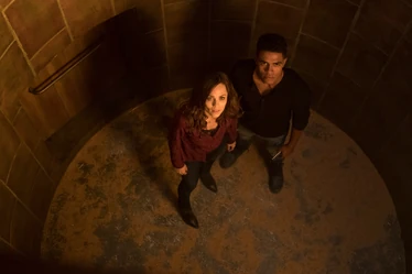 Anna and Mitch in the trap