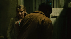 The group enters the basement