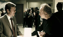 John talks to William Easton