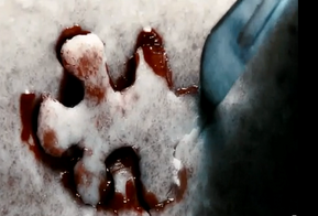 Jigsaw piece cut from a victim's body