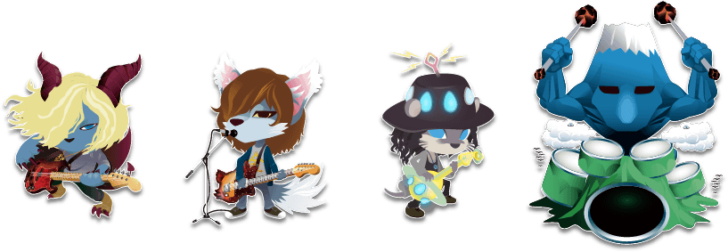 Gauga Strikes Show By Rock Wikia Fandom