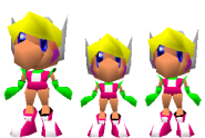 Nancy's Space costume in Snowboard Kids 2