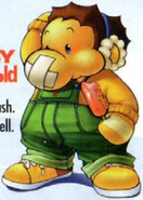 Tommy's artwork in Snowboard Kids 2